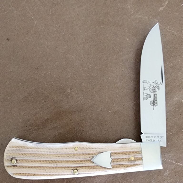 Great Eastern Cutlery #235120 L Woodland Micarta knives for sale