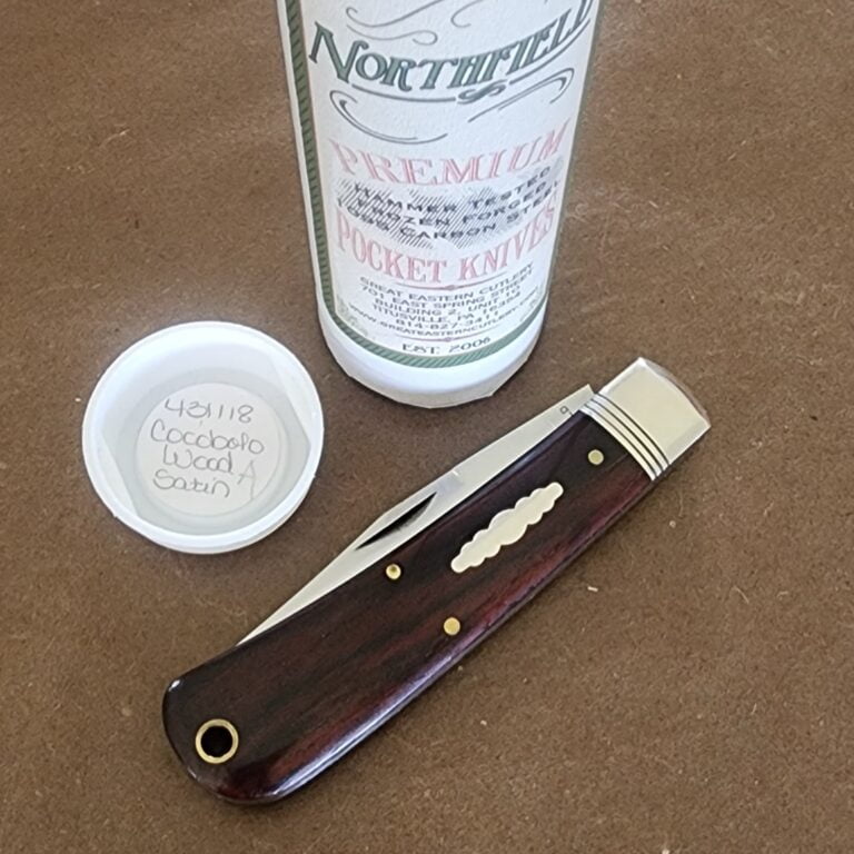 Great Eastern Cutlery #431118 Cocobolo Wood Satin Finish knives for sale