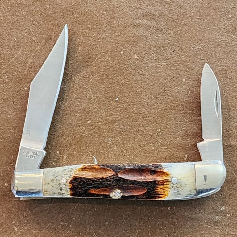 Small Stag Folding Knife knives for sale