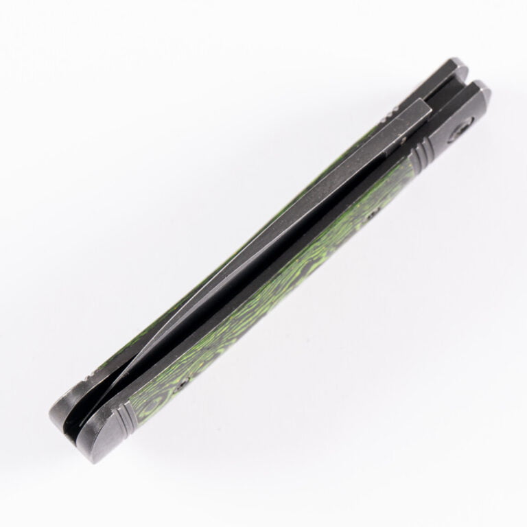 VENOM JACK - CAMOCARBON TOXIC GREEN BLACKWASH knives for sale