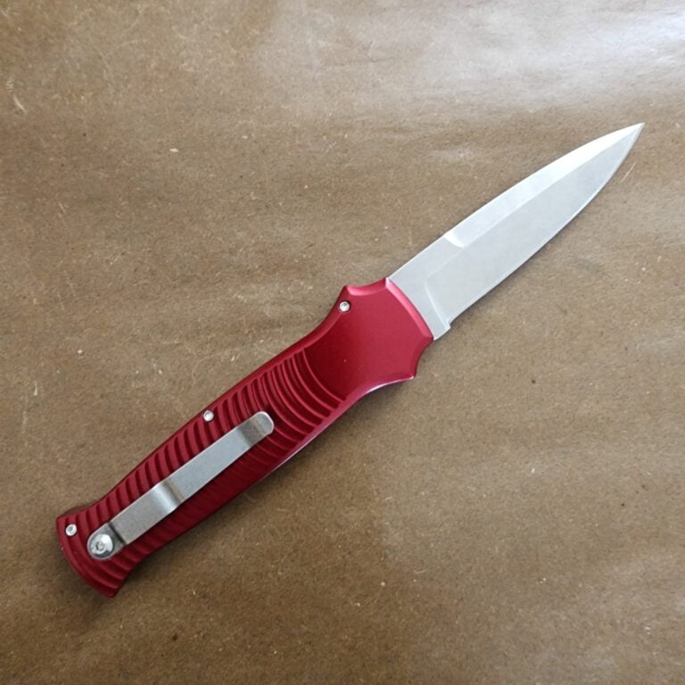 Piranha USA Bodyguard Red, Stone, Plain P6RT knives for sale