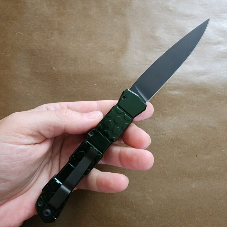 Piranha USA 21 Green, Tactical, Plain P21GT knives for sale