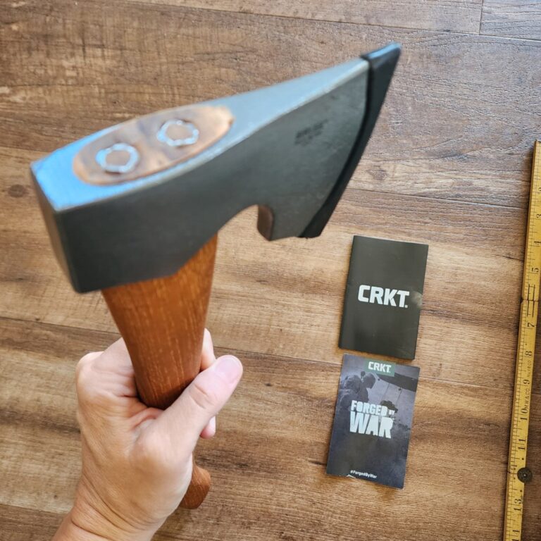 Columbia River CRKT 2745 Birler Pack Axe 16" Overall, Hickory Wood Handle, No Sheath knives for sale