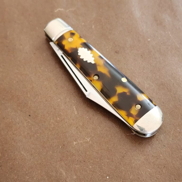 Great Eastern Cutlery #141118 SFO-DLT Tortoise Shell Acrylic (1 of 97) knives for sale