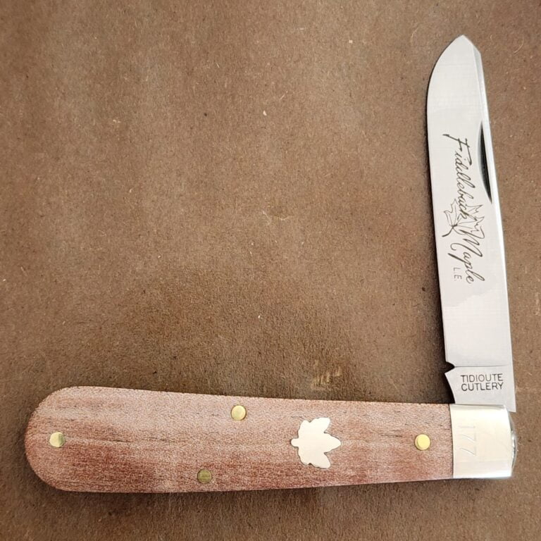 Great Eastern Cutlery #394124 Fiddleback Maple SN 177 knives for sale