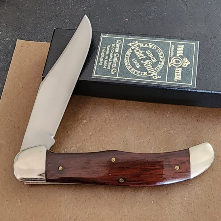 Queen Cutlery #44 Cocobolo Folding Hunter knives for sale