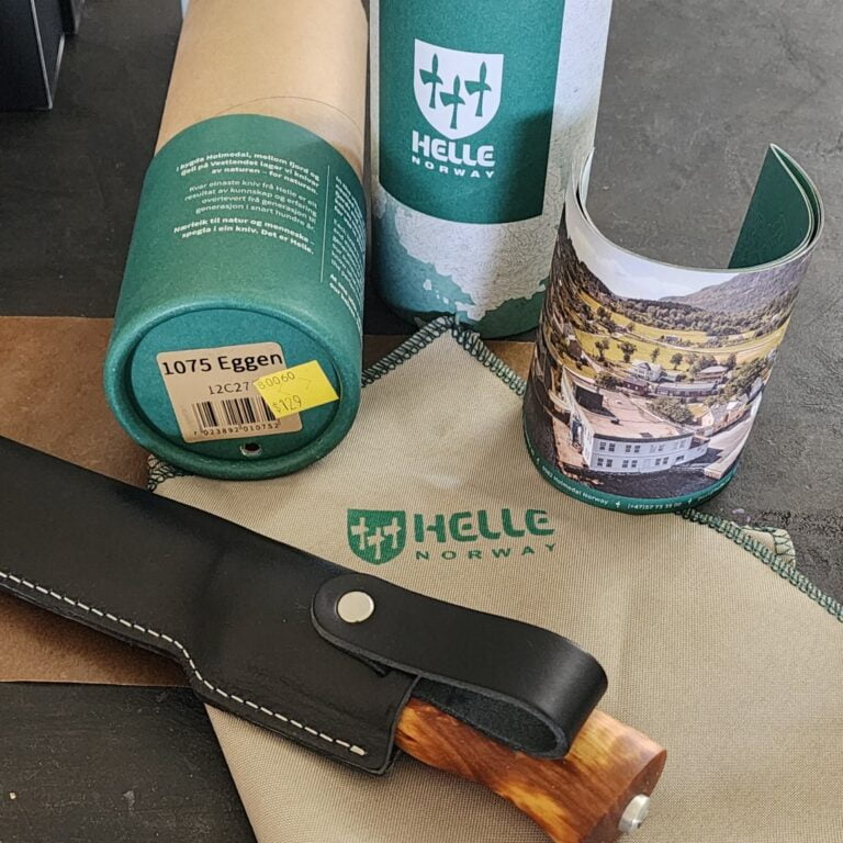 Helle 1075 Eggen 12C27 knives for sale