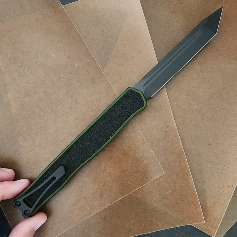 Heretic Cleric 2 Tanto DLC OD Green H019-6A-GRN SN 02081 knives for sale