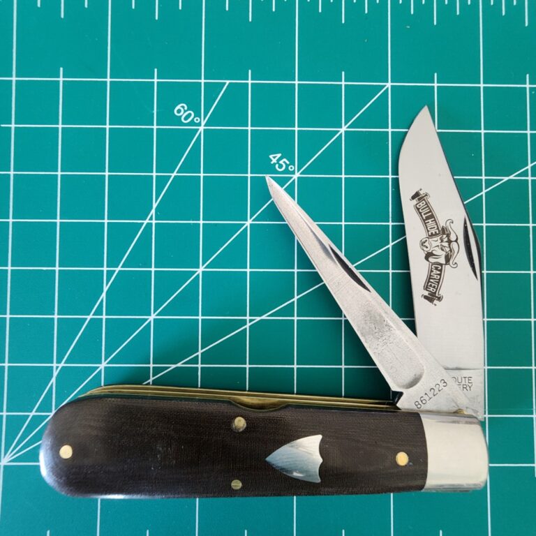 Great Eastern Cutlery #861223 OD Green Linen Micarta (1 of 29 made) knives for sale