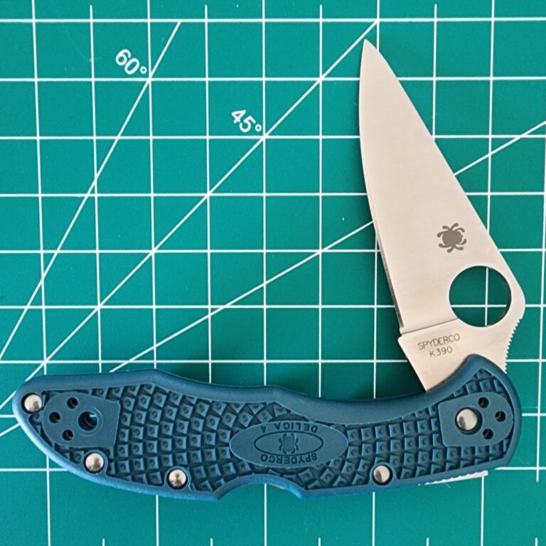 Spyderco Blue Delica 4 K390 C11FPK390 knives for sale