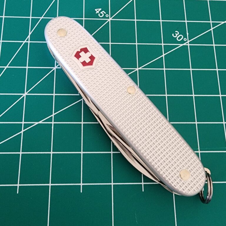 Victorinox Swiss Army Pioneer Silver Aluminum knives for sale