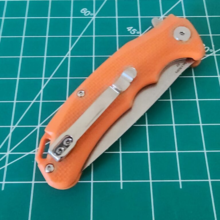 Artisan Cutlery 1702 PS-OEF in Orange G10 and D2 knives for sale