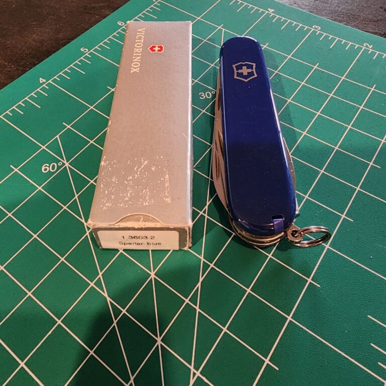 Victorinox Swiss Army Blue Spartian knives for sale