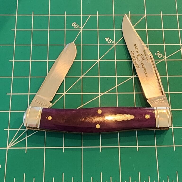 Great Eastern Cutlery #811224 Smooth Violet Cattle Bone knives for sale