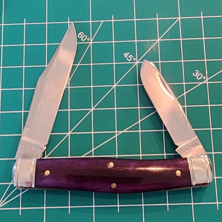 Great Eastern Cutlery #811224 Smooth Violet Cattle Bone knives for sale