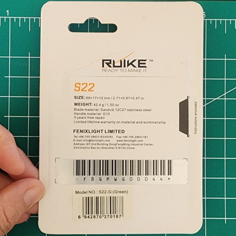 Ruike S22-G Green Multi-Function Knife knives for sale