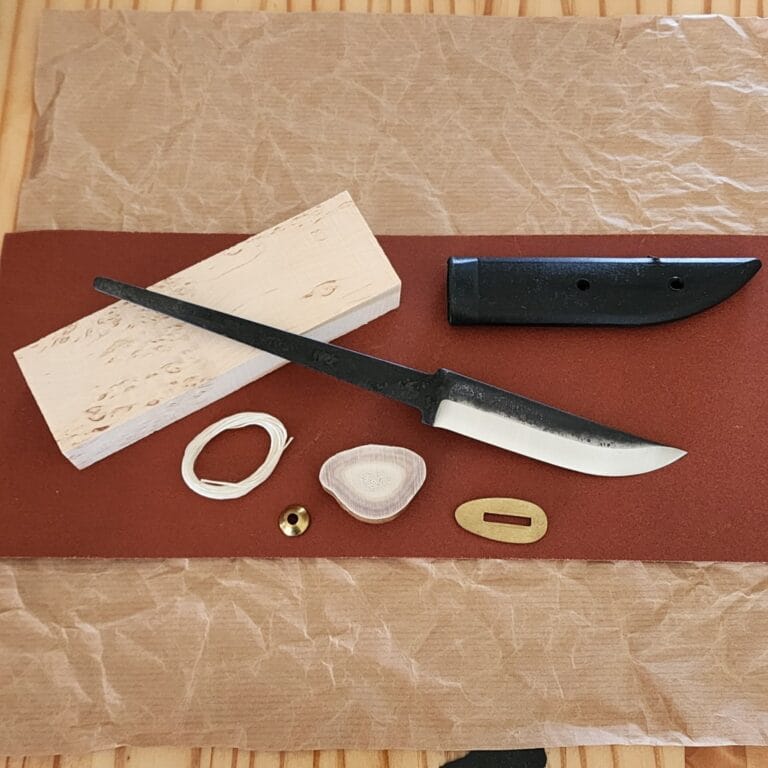 Scandinavian Puukko Knife Making Kit knives for sale