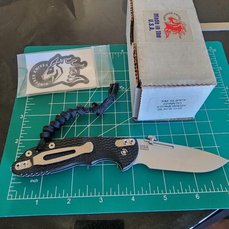 Hinderer XM-18 Slipjoint Spanto Black G-10 knives for sale