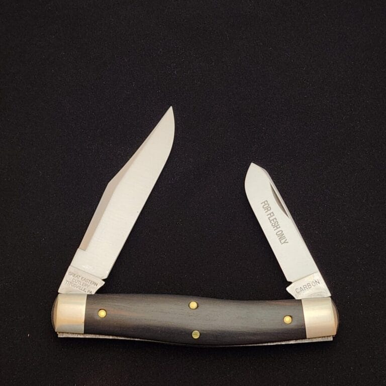 Great Eastern Cutlery #811224 Streaked Ebony knives for sale