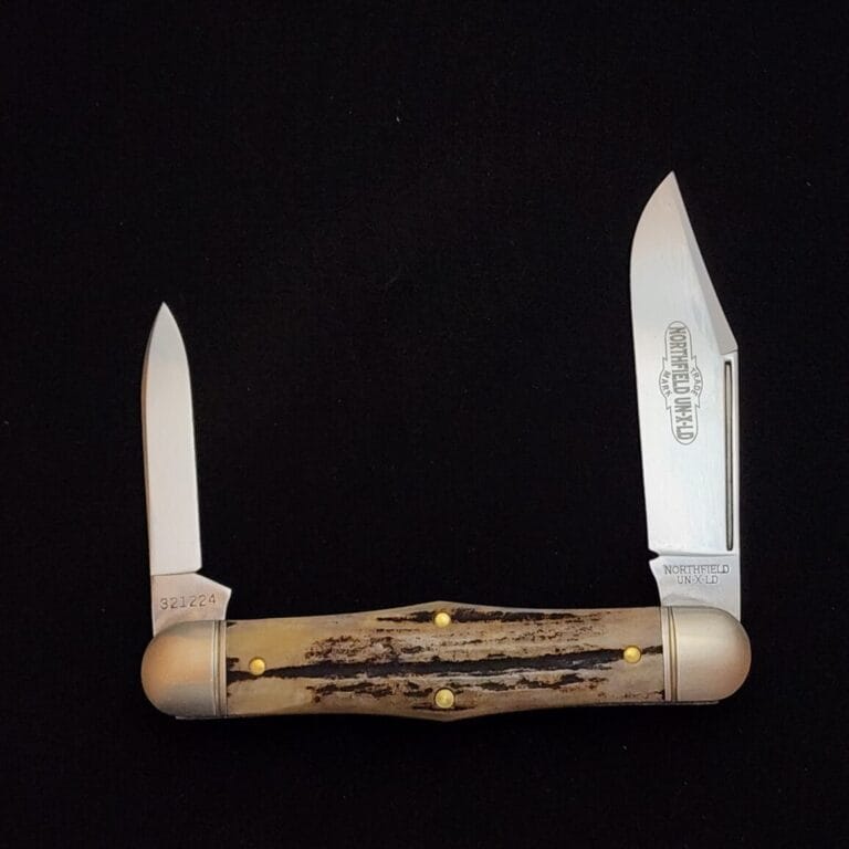 Great Eastern Cutlery #321224 Sambar Stag knives for sale