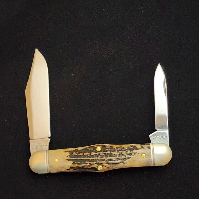 Great Eastern Cutlery #321224 Sambar Stag knives for sale