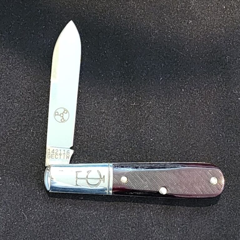 Great Eastern Cutlery #142116 Black Cherry Sawcut Bone knives for sale