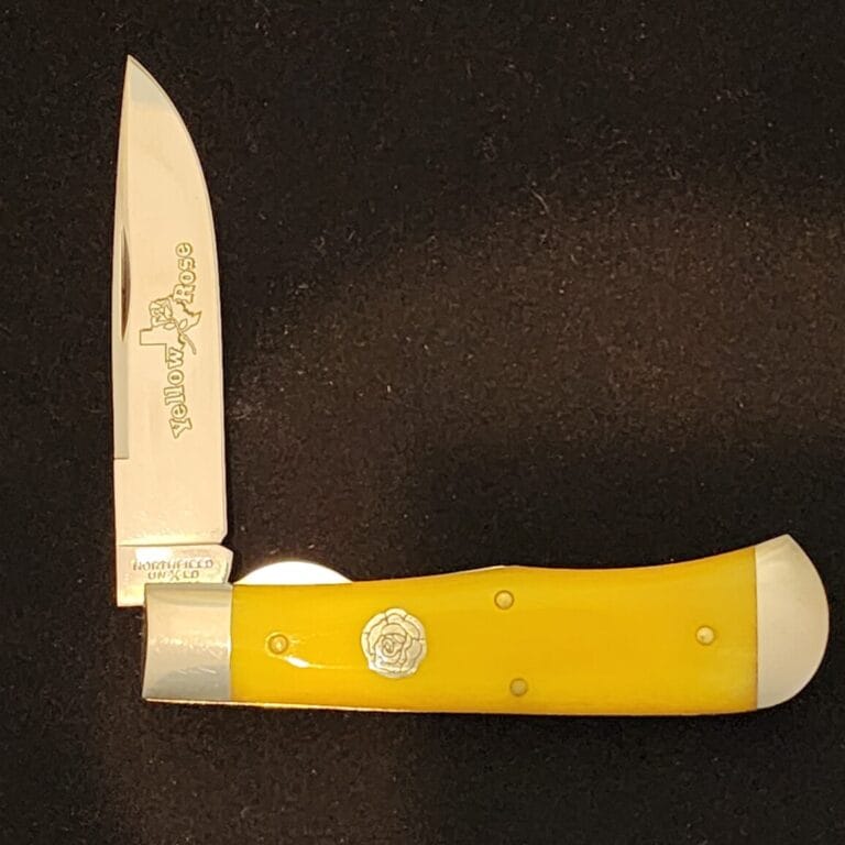 Great Eastern Cutlery #735109 EC LHL Yellow Rose Bone knives for sale