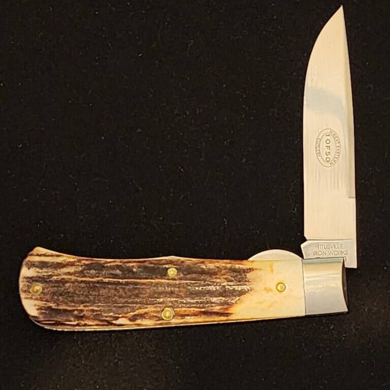 Great Eastern Cutlery #735109 LHL Burnt Stag knives for sale