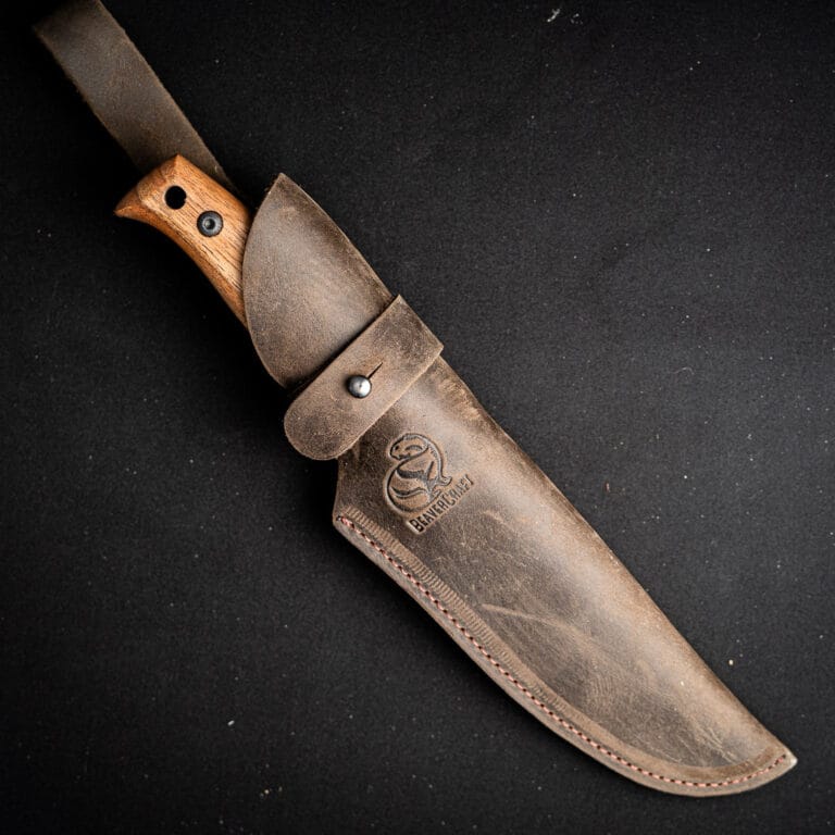 BSH3 Nightfall - Carbon Steel Fixed-
Blade Bushcraft Knife Walnut Handle with Leather Sheath knives for sale