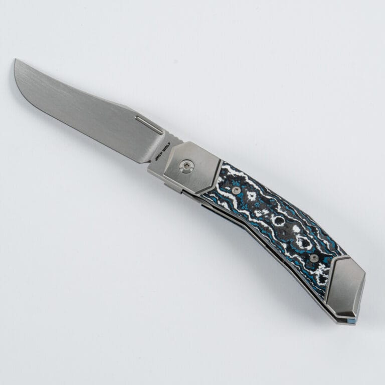 BIONIC JACK - FAT CARBON FROST HAND SATIN knives for sale