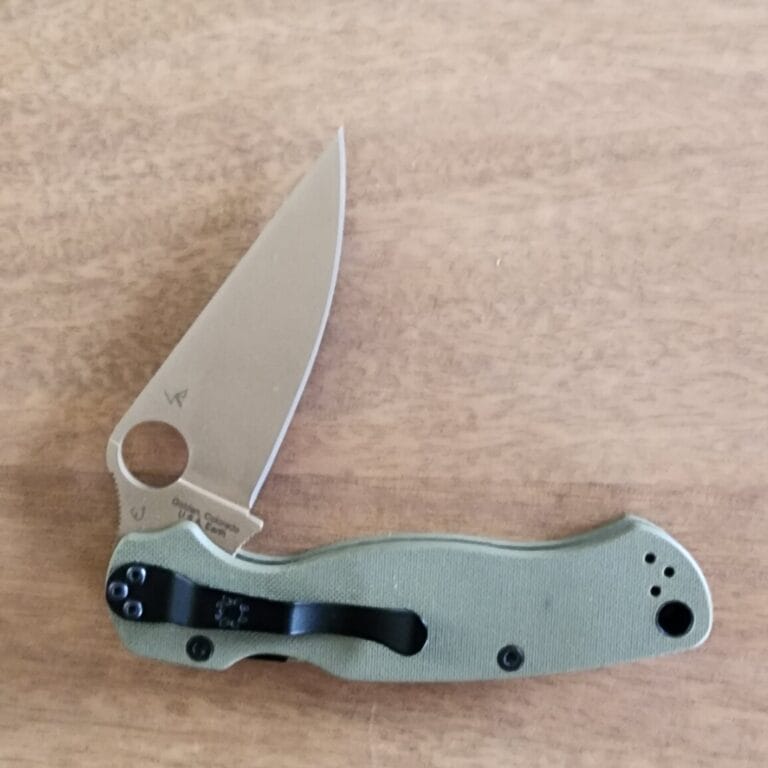 Spyderco Paramilitary 2 PM2 REC Exclusive OD Green G10 CTS-204P FDE C81GPODFDE2 knives for sale