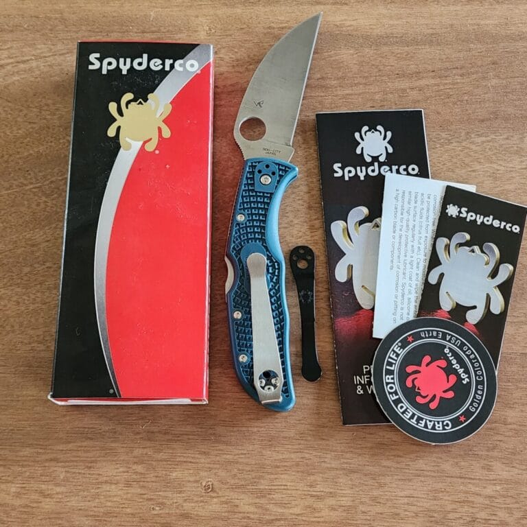 Spyderco Endela W/ Blue K390 C243FPWK390 knives for sale