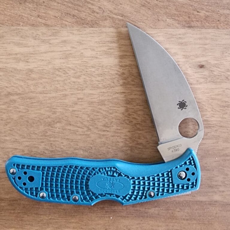 Spyderco Endela W/ Blue K390 C243FPWK390 knives for sale