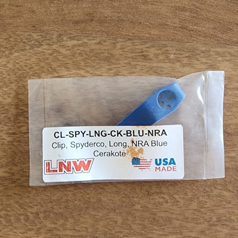 Spyderco LNW Blue Clip CL-SPY-LNG-CK-BLU-NRA knives for sale