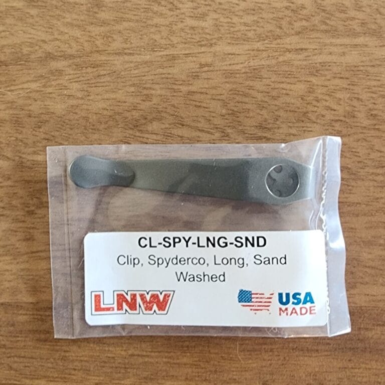 Spyderco LNW Silver Clip CL-SPY-LNG-SND knives for sale