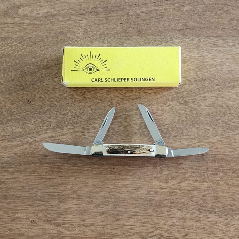 Carl Schlieper Solingen Germany 4 Blade Stag Mini Congress knives for sale