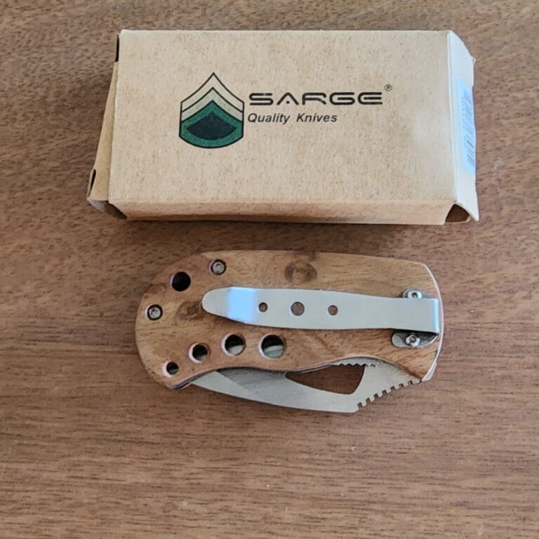 Sarge #23287 Little Stubby Knife in Maple Wood knives for sale