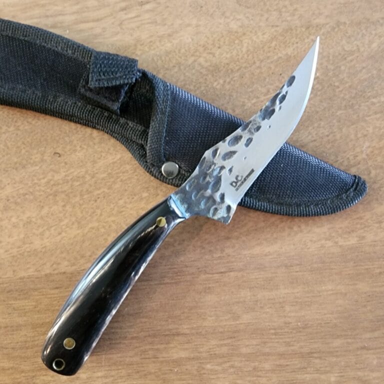 DC Hand Forged Buffalo Horn Fixed Blade knives for sale