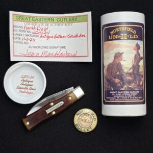 Great Eastern Cutlery #220124 Antique Autumn Smooth Bone PROTOTYPE knives for sale