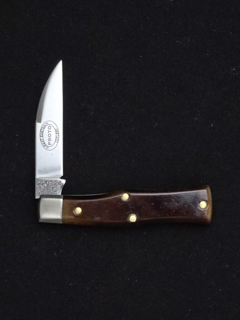 Great Eastern Cutlery #220124 Antique Autumn Smooth Bone PROTOTYPE knives for sale