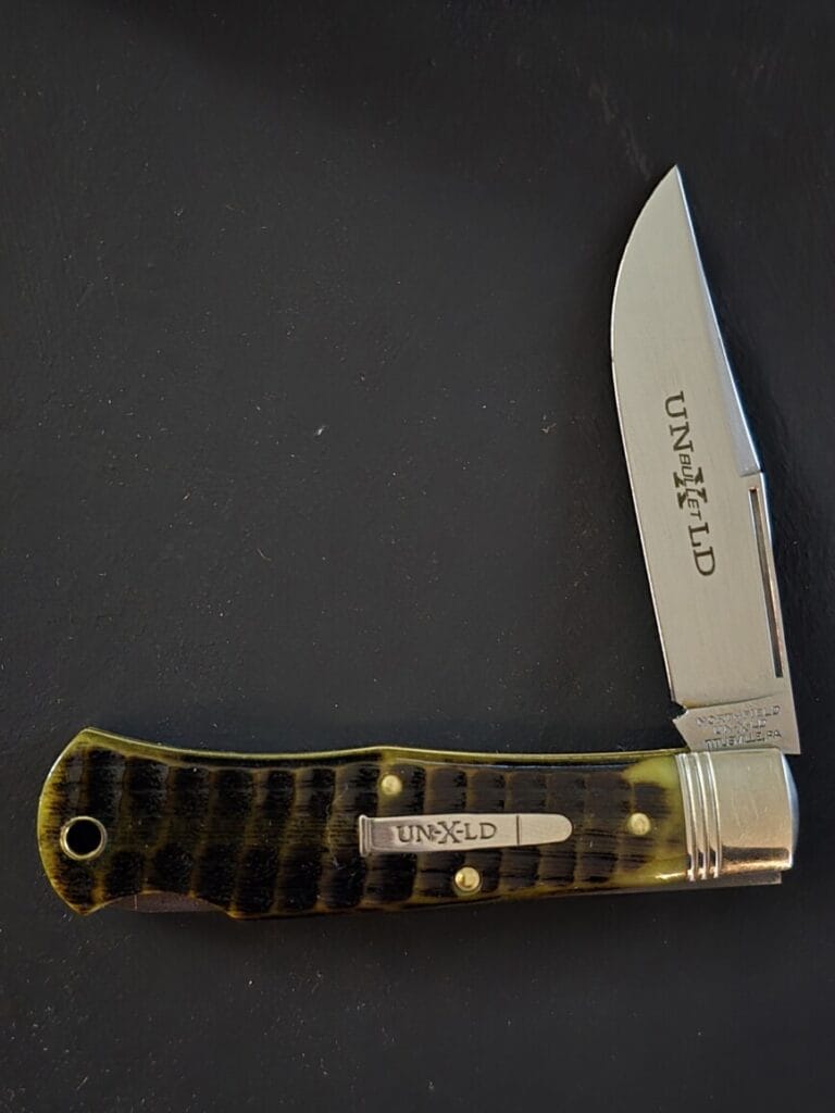 Great Eastern Cutlery #721123 LB C Green Jigged Bone knives for sale