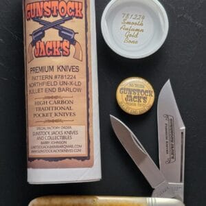 Great Eastern Cutlery #781224 Smooth Autumn Gold Bone knives for sale