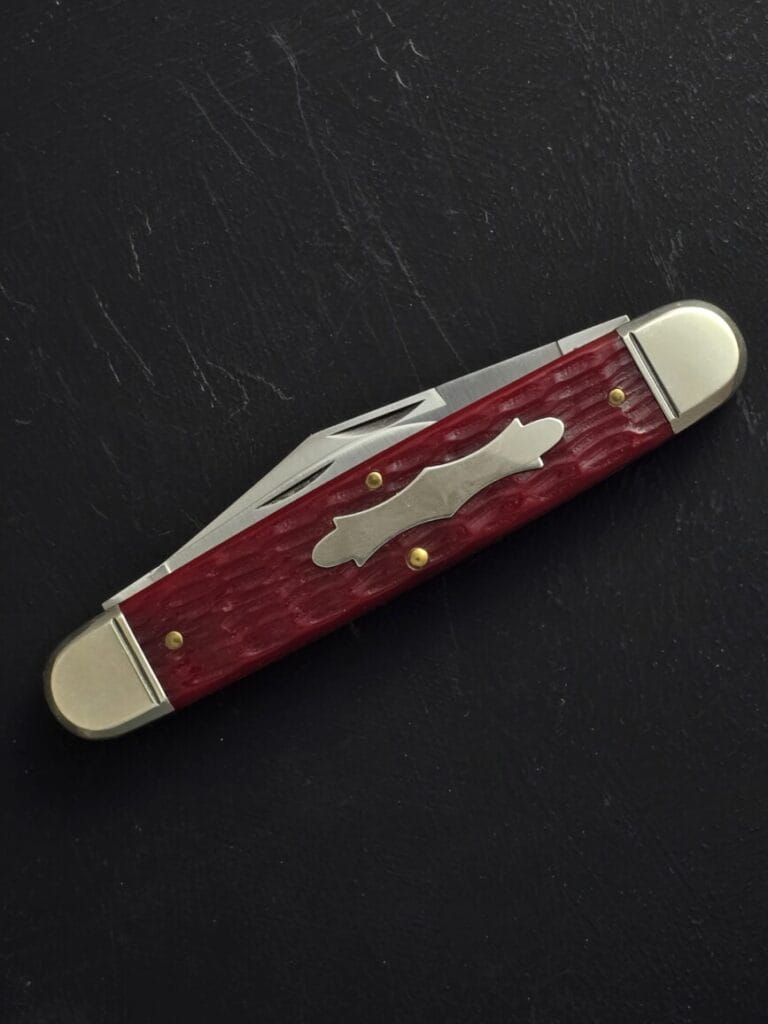 Great Eastern Cutlery #981416 W Cranberry Jig Bone knives for sale