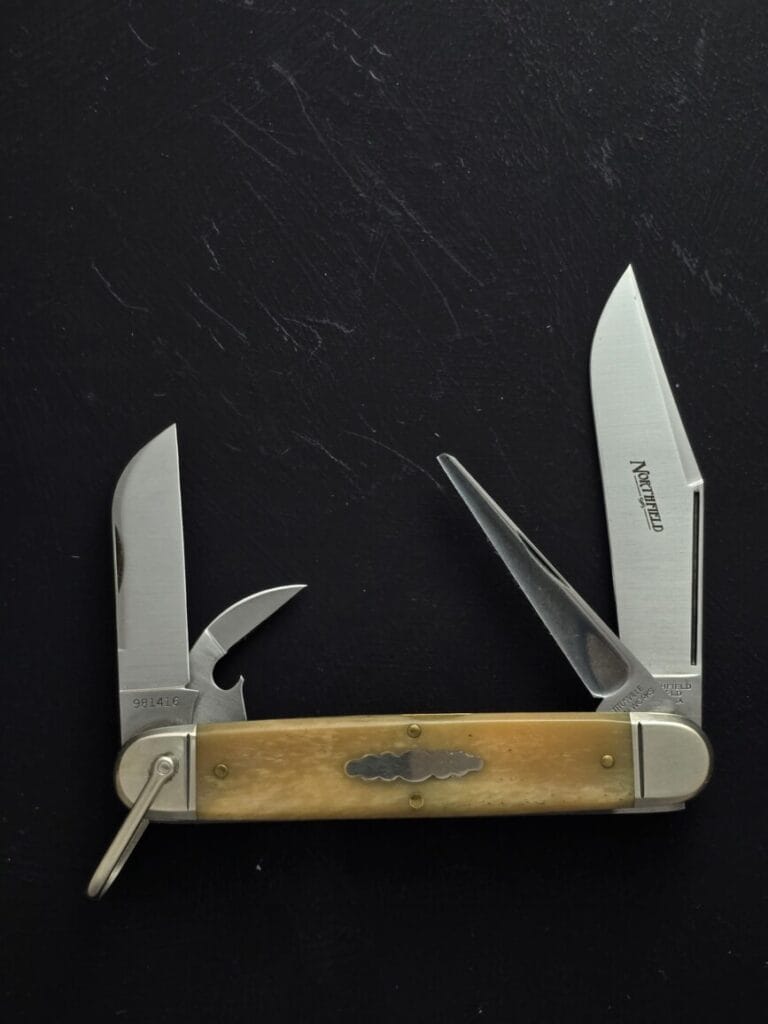 Great Eastern Cutlery #981416 Smooth White Bone knives for sale