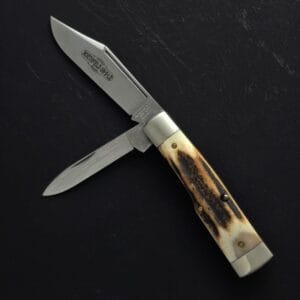 Great Eastern Cutlery #441218 Sambar Stag knives for sale