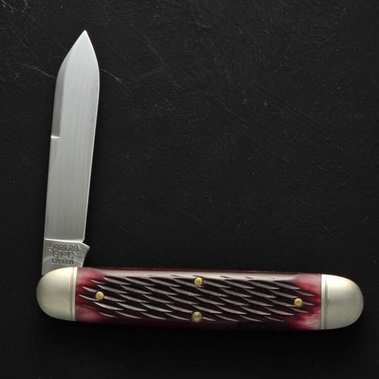 Great Eastern Cutlery #542123 Elderberry Jigged Bone knives for sale