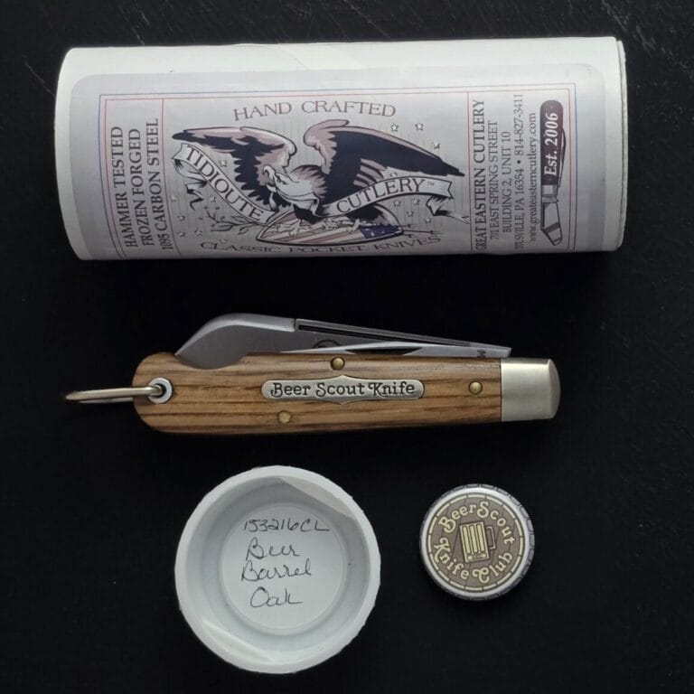 Great Eastern Cutlery #153216 CL Beer Barrel Oak knives for sale