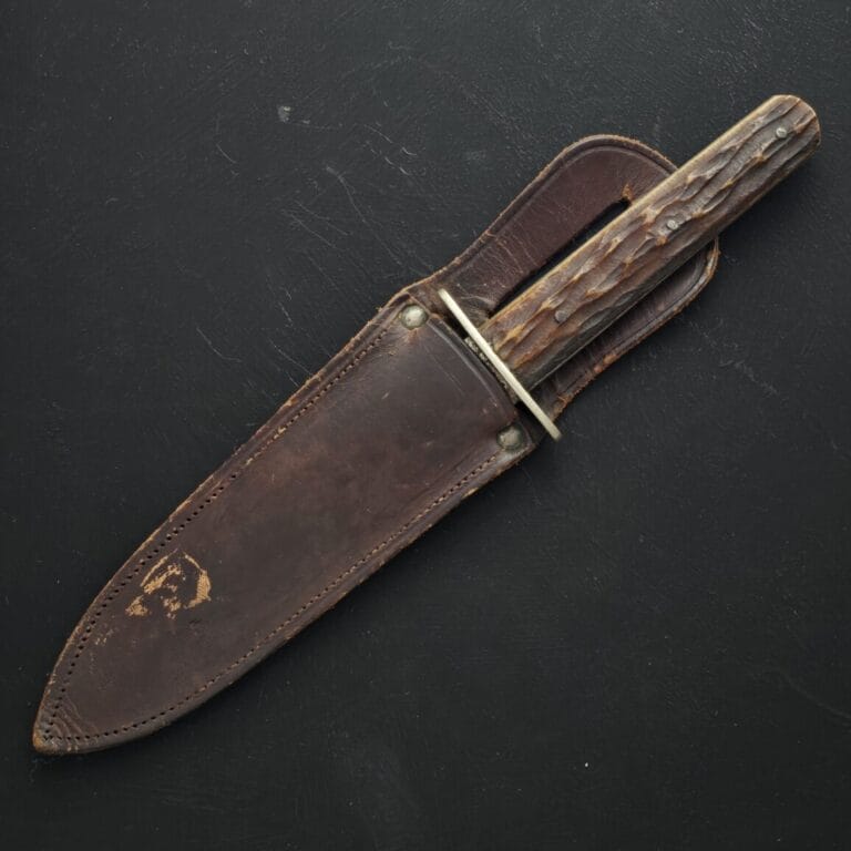 Alfred Williams Sheffield England Vintage Fixed Blade *EBRO* 19th C. Belt Fighting Knife knives for sale