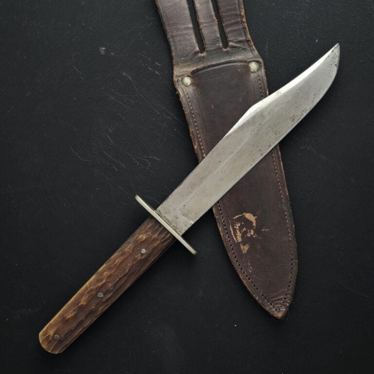 Alfred Williams Sheffield England Vintage Fixed Blade *EBRO* 19th C. Belt Fighting Knife knives for sale