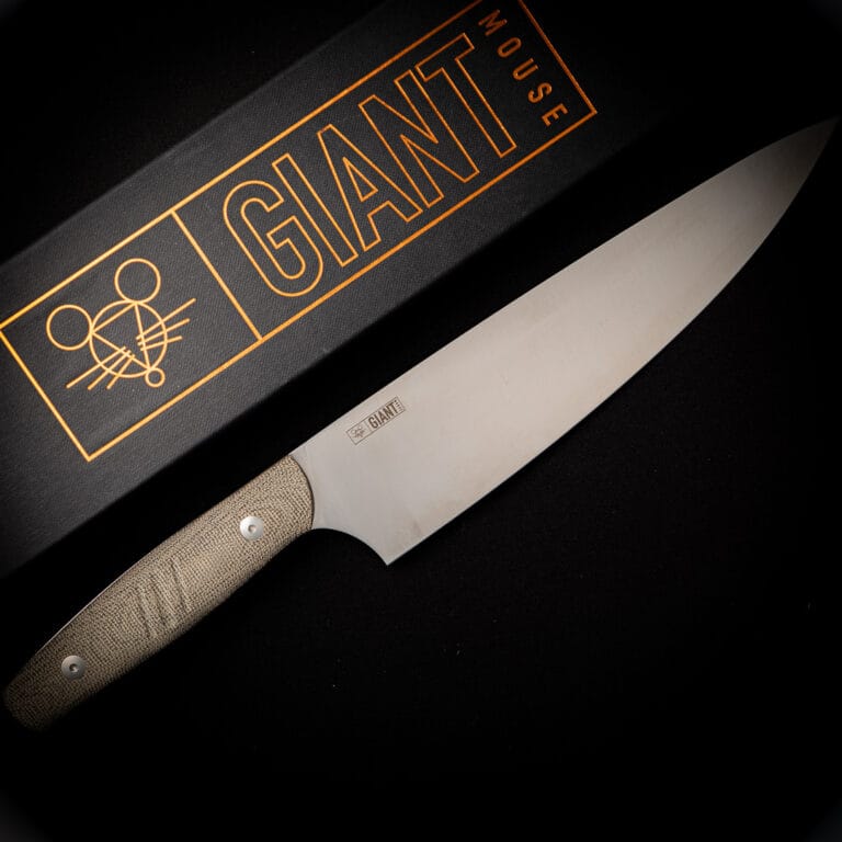 GiantMouse Kitchen Knife - Chefs Knife Discounted "Rescue Mouse" knives for sale